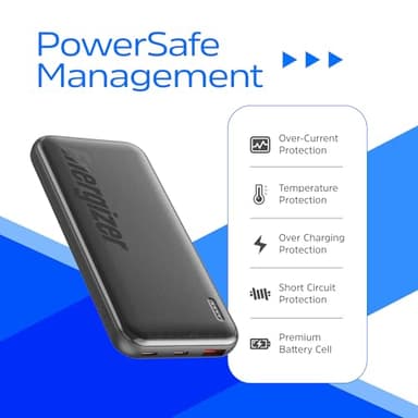 Energizer 10000mAh Poratable Charger Fast Charging 22.5W Power Bank with 3 Outputs Battery Pack Charger for iPhone 16 15 14 13 12, Samsung, Google, iPad, Tablet and More_UE10055PQ - Image 8