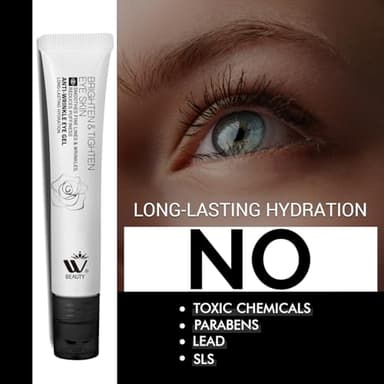 WBM Eye Cream with Metal Roller | Anti-Aging Eye Treatment for Dark Circles, Puffiness & Wrinkles | Hyaluronic Acid, Retinol & Niacinamide | Hydrating & Cooling Under Eye Cream | 20ml - Image 7