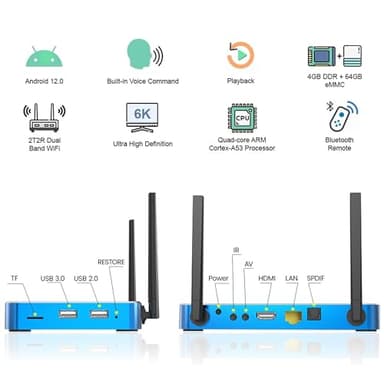 2025 Super S5 Max 4G RAM 64G ROM with Voice Remote - Image 3