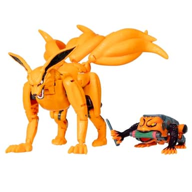 Transformers Collaborative Naruto Shippuden, Kurama & Gamakichi, Anime Toys, Action Figures, 8+ - Image 2