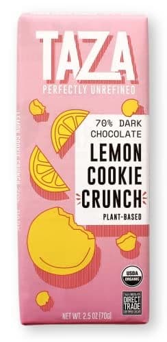 Taza Chocolate Organic Smooth & Crunchy 70% Dark Bar Variety Pack Bundle, 2.5 oz (4 count), Vegan - Image 7