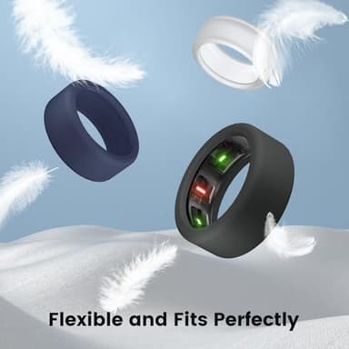 sylacor Ring Cover for Oura Ring Gen 4/ Gen 3, Anti-Scratch Elastic Silicone Case Protector for Men Women Working Out Gym - Image 4