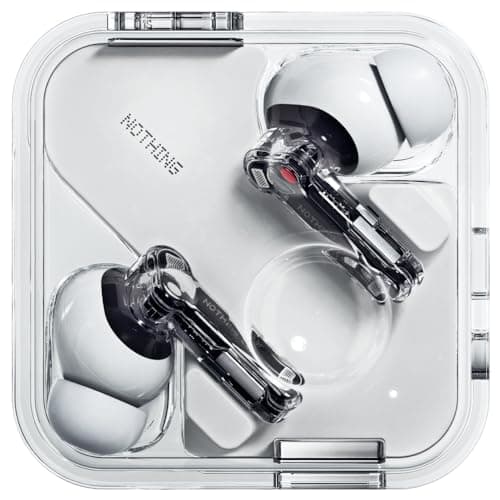 Nothing Ear Wireless Earbuds with ChatGPT Integration, Smart ANC, Hi-Res Audio with LDAC & LHDC, 11mm Dynamic Bass Boost, 40.5H Playtime, 6 Mics for Calls Headphones, Wireless Charging White - Image 1