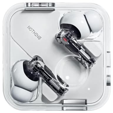 Nothing Ear Wireless Earbuds with ChatGPT Integration, Smart ANC, Hi-Res Audio with LDAC & LHDC, 11mm Dynamic Bass Boost, 40.5H Playtime, 6 Mics for Calls Headphones, Wireless Charging White - Image 1