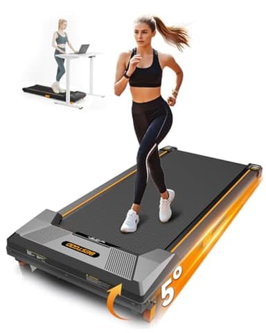 Walking Pad Treadmill, BestGod Incline Under Desk Treadmill 330lbs Capacity, 2.5HP Portable Treadmills for Home, Compact Treadmills Mini Walking Pad, Running Machine with Remote Control - Image 1