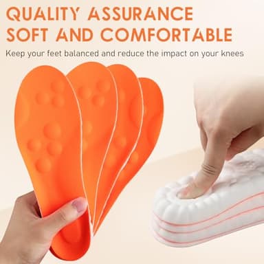 Steppers Massage Insoles for Men Women, 4D Cloud Memery Foam Steppers Insole with Arch Support, Suitable for Relieve Foot Fatigue (Men 10-11) - Image 2