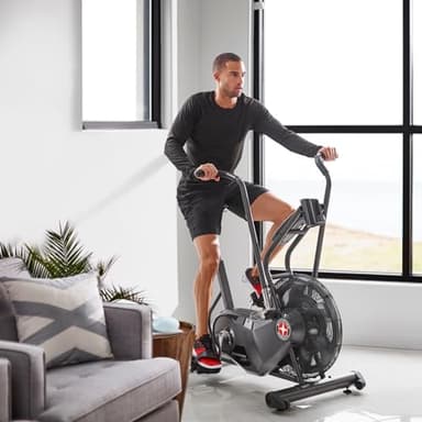 Schwinn Fitness AD6 Airdyne Bike, Black, 48 x 15 x 27 (100250) - Image 7