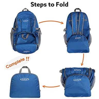 G4Free 40L Lightweight Packable Hiking Backpack, Waterproof Travel Daypack - Image 6
