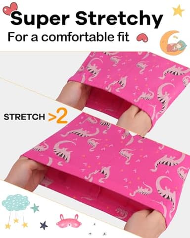 DAUGHTER QUEEN Girls Pajamas 18-24 Months Summer PJs Dinosaur Pj Sets Baby Toddler 100% Cotton Short Sleeve Jammies Space Sleepwear Sleeping Clothes 18m/Mo 24m/Mth - Image 3