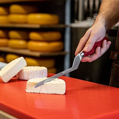 BOSKA Soft Cheese Knife - 140 mm - Red - Premium Quality - HACCP Knife - German Steel - Image 2