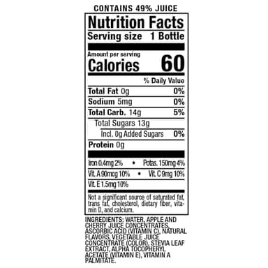 Mott's Mighty Flying Fruit Punch Juice Drink, 8 Fl Oz Bottles, 24 Count (4 Packs Of 6), 100% Fruit Juice with Purified Water, Vitamins A, C And E, No Artificial Flavors, Colors or Sweeteners - Image 14