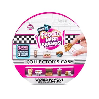 Mini Brands Foodie Series 2 Collector's Case by ZURU Real Miniature Fast Food Brands Collectible Toy, 5 Mystery Brands for Girls, Teens, Adults, Collectors Perfect Stocking Stuffer and Gift - Image 3
