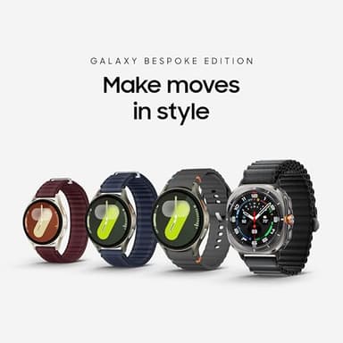 SAMSUNG Galaxy Watch 7 Bespoke Edition 44mm Bluetooth AI Smartwatch w/Energy Score, Wellness Tips, Heart Rate, Sleep, Fitness Tracker, Navy Fabric Brand, Green, US Version, 1Yr Manufacturer Warranty - Image 2