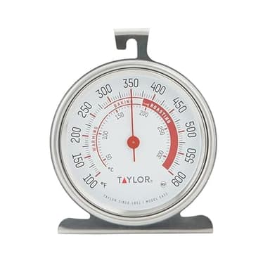 Taylor Precision Products Large Dial Thermometer, Silver - Image 1