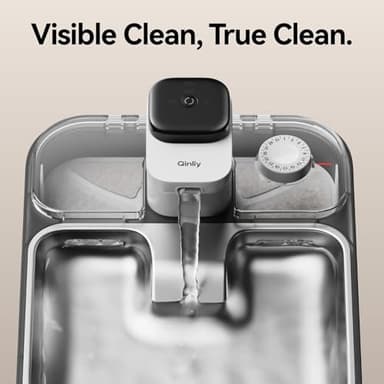 Stainless Steel Cat Water Fountain Wireless for Cats Indoor, 3.6L/123oz Automatic Metal Dog Water Dispenser,Cordless Battery Operated Pet Drinking Fountain,Rechargeable Waterer with Motion Sensor - Image 2