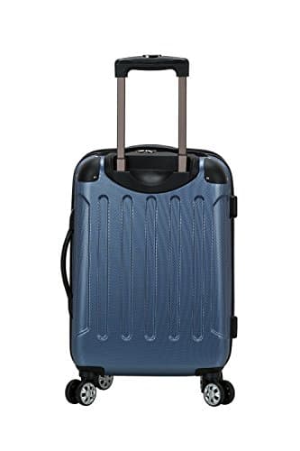 Rockland London Hardside Expandable Luggage with Spinner Wheels, Blue, Carry-On 20-Inch - Image 4