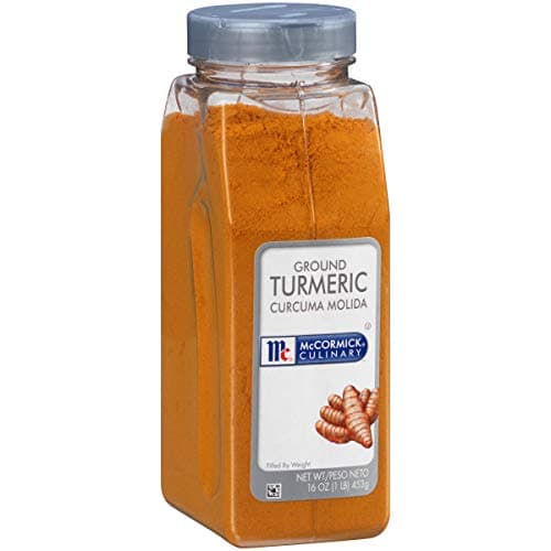 McCormick Culinary Ground Turmeric, 16 oz - One 16 Ounce Container of Powdered Turmeric Spice Perfect for Indian, Southwest Asian, Middle Eastern, and North African Cuisines - Image 1