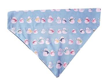 Snowman Over the Collar Dog Bandana That Slips onto Their Existing Collar Size (Small) - Image 1