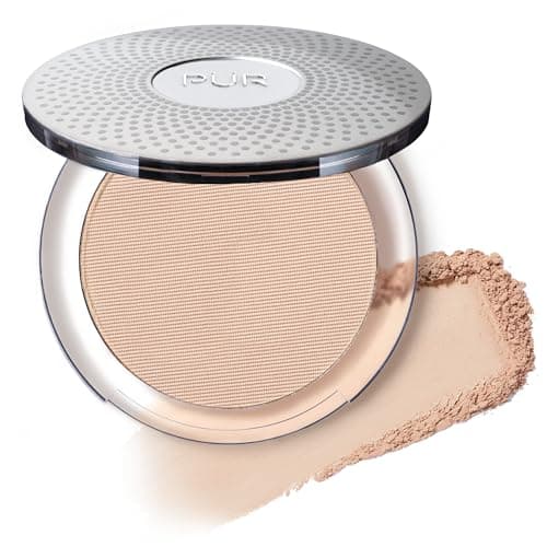 PUR Beauty 4-in-1 Pressed Mineral Makeup Powder Foundation with SPF 15 - Concealer & Finishing Compact Pressed Powder for Face - Buildable Medium to Full Coverage Foundation Powder (Light) - Image 1
