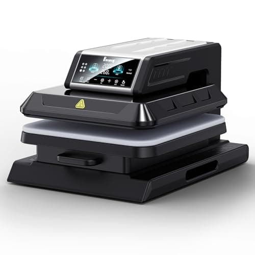 Benazcap Auto Heat Press Machine for T Shirts-Auto-Release 15x15 Heat Press - Rapid Heating, Even Heat Distribution, Ideal for HTV, Sublimation, Heat Transfer Projects - Image 1