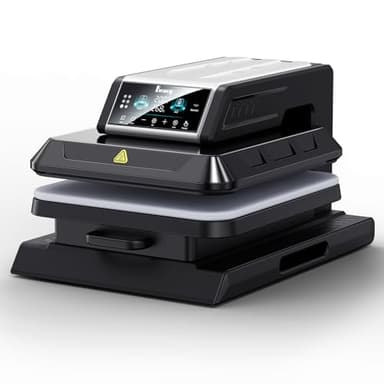 Benazcap Auto Heat Press Machine for T Shirts-Auto-Release 15x15 Heat Press - Rapid Heating, Even Heat Distribution, Ideal for HTV, Sublimation, Heat Transfer Projects - Image 1