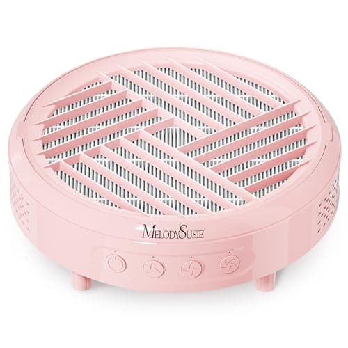 MelodySusie Compact Nail Dust Collector,Hpro 3800RPM Vacuum Fan Dust Extractor with Reusable Filter for Salon & Home - Image 1