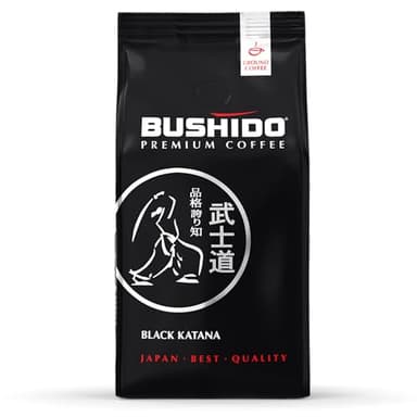 Bushido Black Katana Ground Coffee 227g/8oz - Image 1
