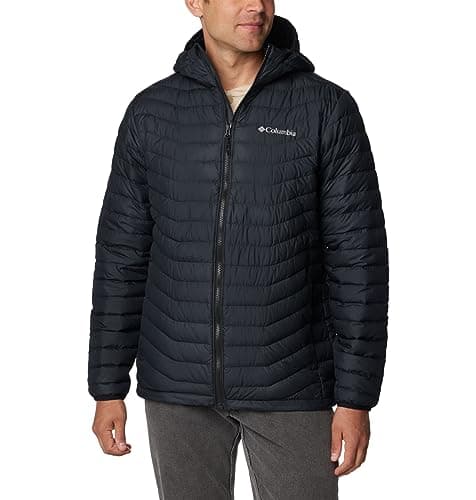 Columbia Men's Westridge Down Hooded Jacket, Black, XX-Large - Image 1