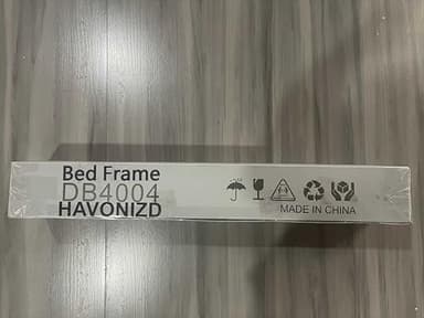 HAVONIZD Queen Size Bed Frame with LED Lights & Charging Station - 18 Inch Heavy Duty Metal Platform Bed Frame No Box Spring Needed, Easy Assembly, No Noise - Image 7