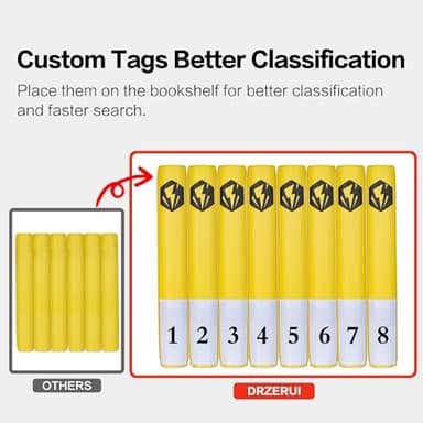 DRZERUI Trading Card Binder - Premium 9 Pocket Card Binder with Sleeves, Includes Mesh Pocket and Custom Tag Design for Card Collection (Model A) - Image 5