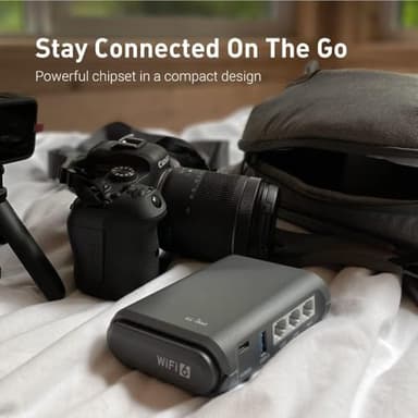 GL.iNet GL-AXT1800 (Slate AX) Portable Travel Router, Pocket Wi-Fi 6 Wireless Internet Router, Portable VPN Routers WiFi for Travel, Public Computer Routers, Business, Moblie/RV/Cruise/Plane - Image 5