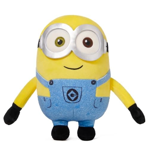 MINISO 8" Minions Stuffed Animals Plush Toys (Bob), Cute Sleeping Bedding Stuffed Animals Kawaii Plushies Pillow for Kids Toddler Toys Boys Girls - Image 1