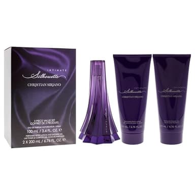 Christian Siriano Silhouette Intimate for Women - 3 Pc Gift Set 3.4oz EDP Spray, 6.76oz Body Lotion, 6.76oz Shower Gel - Image 3
