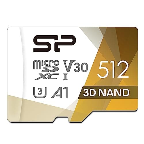 Silicon Power 512GB Micro SD Card U3 SDXC microsdxc High Speed MicroSD Memory Card with Adapter - Image 1