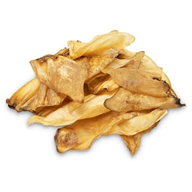 Wild Eats Water Buffalo All Natural Ear Dog Chews, Dog Treats & Snacks - 20 Piece Value Pack (Grain Free Treats - Great Alternative to Pig Ears, Cow Ears, Bones & Rawhides) - Image 1