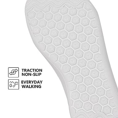 HOBIBEAR Barefoot Minimalist Shoes Womens Mens | Zero Drop | Wide Width Fashion Sneaker Black/Grey,Women 12/Men 11 - Image 4