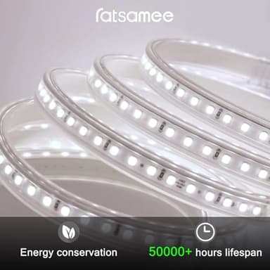 Ratsamee 60x40 Inch Led Mirror for Bathroom with Front Light and Backlit, Dimmable Anti Fog Wall Bathroom Mirror with Led Lights, Water Proof, Decor Vanity Mirror - Image 6