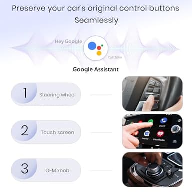 HaMeby Wireless Android Auto Adapter for Android, Convert Wired to Wireless, Mini Size with Extension USB-C/Type-C, Stable Control & No Delay, Supports Car Original Control - Image 6