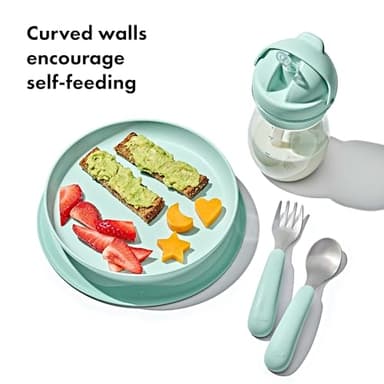 OXO Tot Stick and Stay Suction Plate - Opal - Image 4