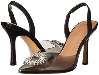 The Drop Women's Klara Clean Pointed Toe, Clear Black, 6.5 - Image 7