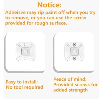 No Drill Metal Furniture Anchors (10 Packs) for Baby Proofing, 14" Adhesive Anti-Tip Furniture Wall Safety Straps for Child, Keep Toddlers & Pets Safe from Falling Furniture Like Dresser & Bookshelf - Image 3