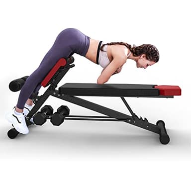 FF Finer Form Multi-Functional Weight Bench for Full All-in-One Body Workout – Adjustable Workout Bench Press for Home Gym, Fitness equipment for Back HyperExtension, Roman Chair Exercise, Sit up - Image 1