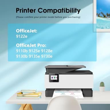 YATUNINK 936XL 936e Ink Cartridges Combo Pack Compatible for HP 936 Ink Cartridges Work with OfficeJet 9122e; OfficeJet Pro 9110b, 9125e, 9128e, 9130b, 9135e; OfficeJet Pro Wide Format 9730e (4 Pack) - Image 2