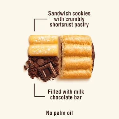 Mulino Bianco Nascondini 330g – Authentic Italian Biscuits with Hidden Chocolate Cream Filling – Perfect Snack or Coffee Companion – Made with Natural Ingredients and No Palm Oil - Image 5