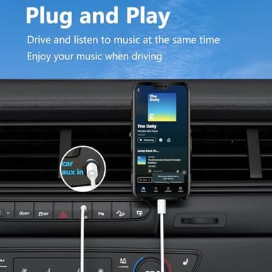 Seulliya USB C to 3.5mm Audio Aux Jack Cable, Aux Cord for iPhone 15, Type C to 3.5mm Headphone Car Stereo Cord Compatible with iPhone 16 Plus /15 Pro Max, Samsung Galaxy S23 S22 Note 20, Pixel 5 XL - Image 4