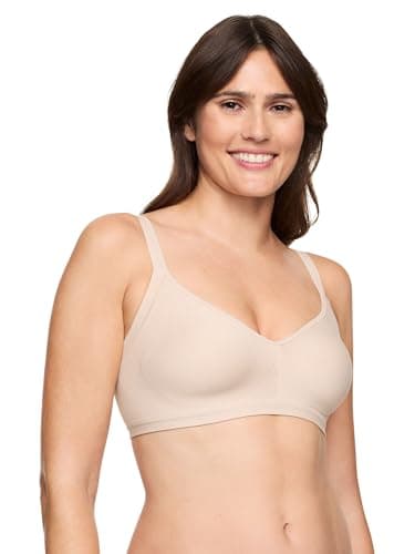 Warner's womens Easy Does It Underarm Smoothing With Seamless Stretch Wireless Lightly Lined Comfort Rm3911a Bra, Butterscotch, Medium US - Image 2