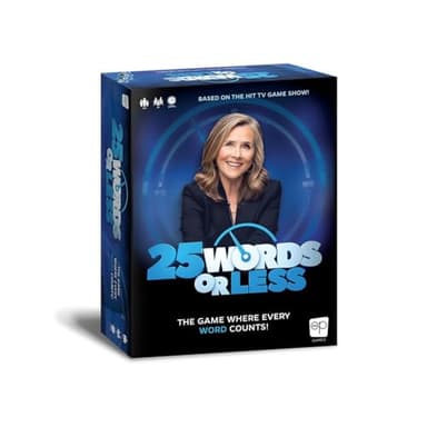 USAOPOLY 25 Words or Less | Fast-Paced Word/Friends & Family Board Game | Based on Popular TV Game Show with Meredith Vieira - Image 1