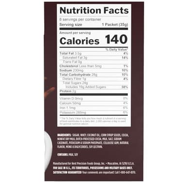 Candy Shop Cocoa HERSHEY'S Milk Chocolate Cocoa Mix, Hot Chocolate, Make Hot or Iced Cocoa, Made With Real Milk, Gluten Free, 1.25 oz packet (24 count) - Image 2