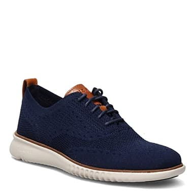 Cole Haan Men's 2.0 Zerogrand Stitchlite Shoe, Marine Blue/Vapor Grey, 8.5 Medium US - Image 2