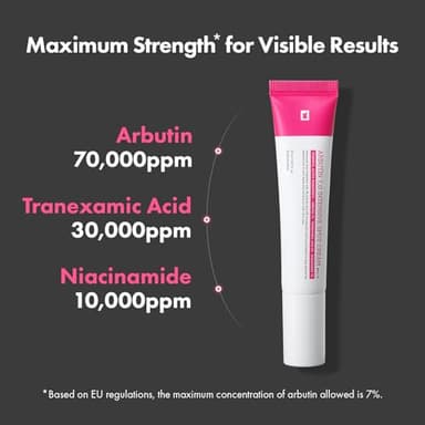 TOSOWOONG Arbutin 7% Intensive Spot Cream with 70,000ppm Arbutin, 3% Tranexamic Acid, 1% Niacinamide, Glutathione, Dark Spots, freckle, Blemishes, Anti-pigmentation, Korean Skin Care, 20ml, 0.67 fl.oz - Image 4